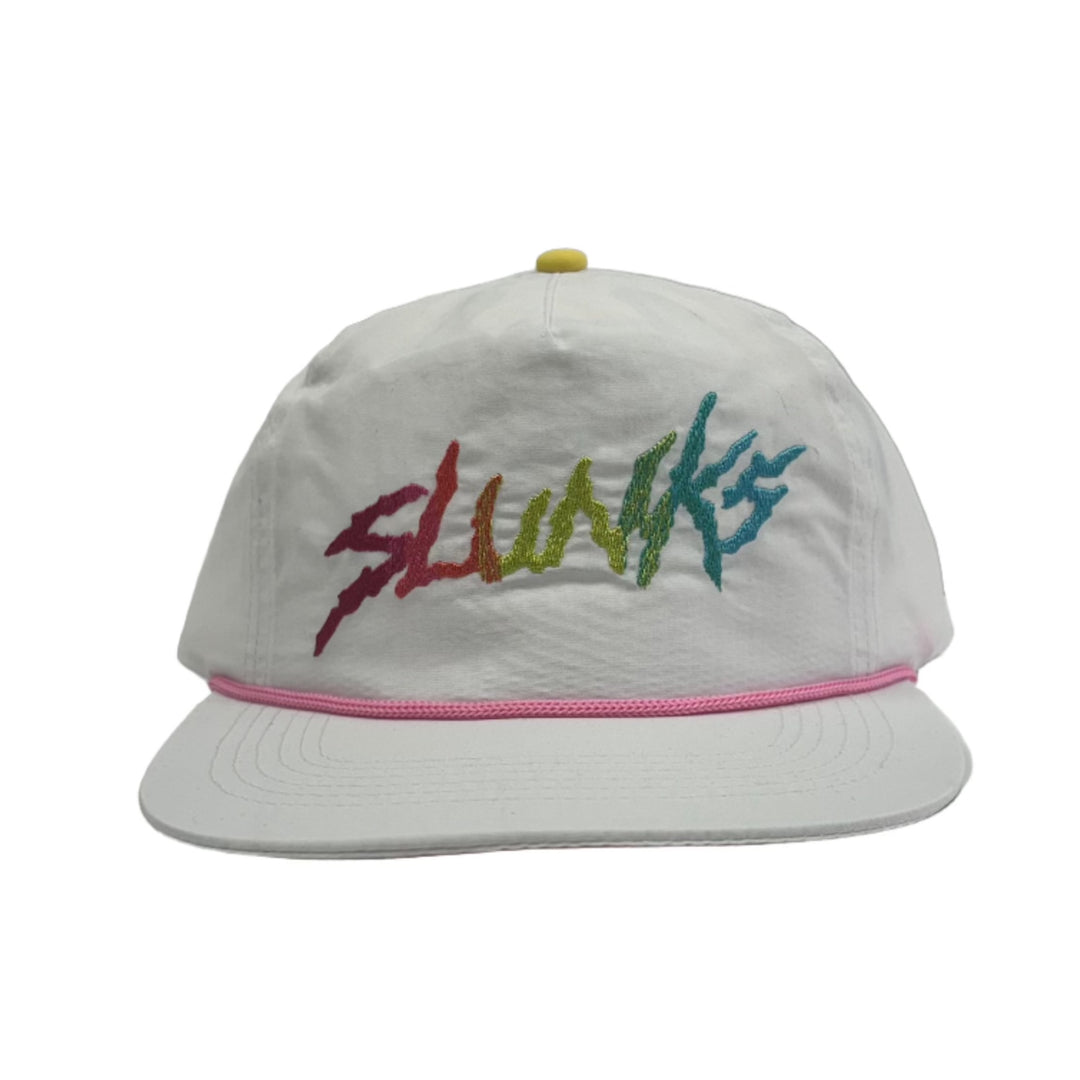 White Rainbow SLUNKS Hat