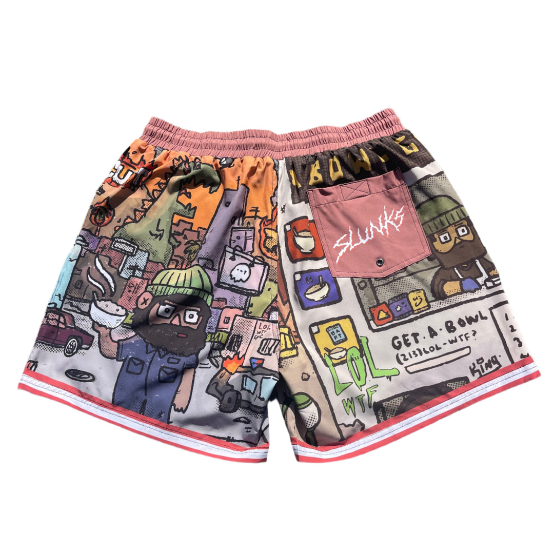 BART OATMEAL 5" Men's Shorts