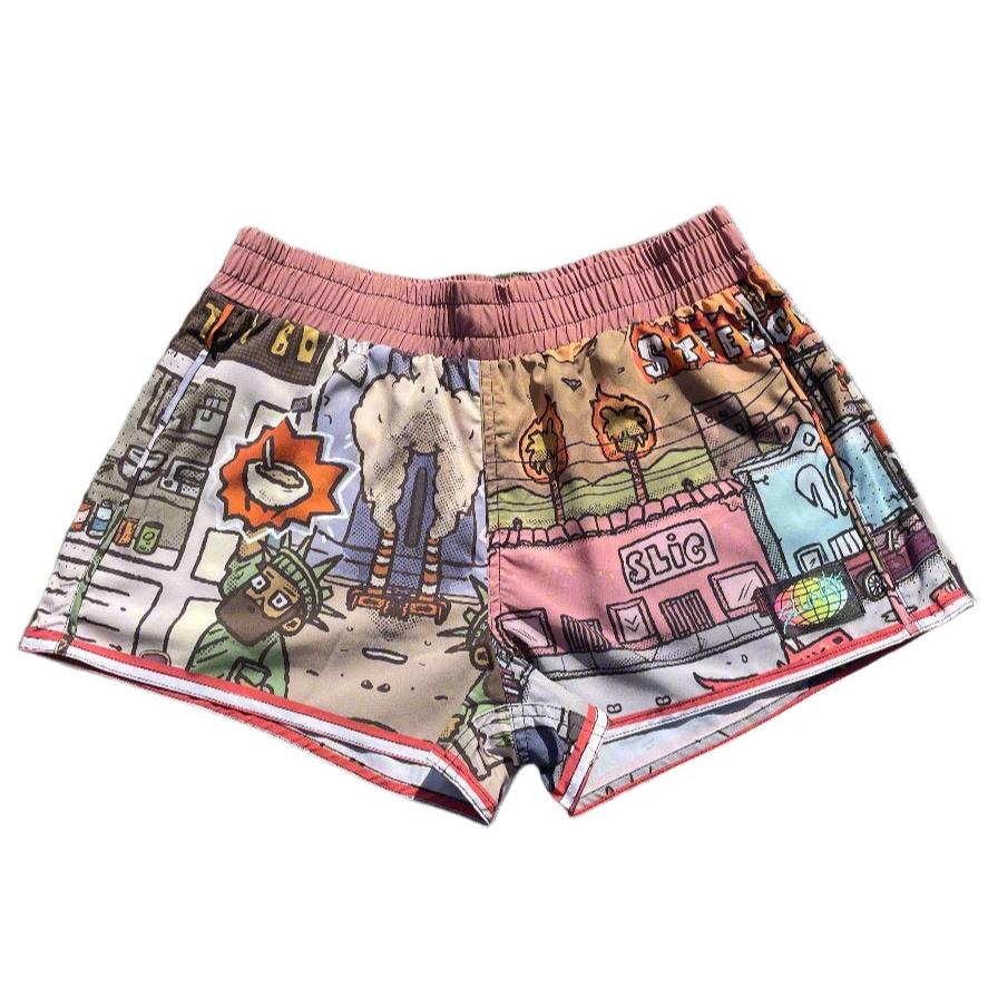 BART OATMEAL 2" Women's Shorts