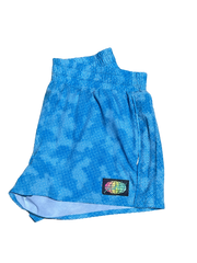 BABY BLUE WHATS THE CLUE Women's Shorts